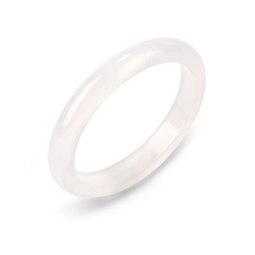 六鑫珠宝 白月光平安福镯 荔枝冻高冰玉镯 商品图3