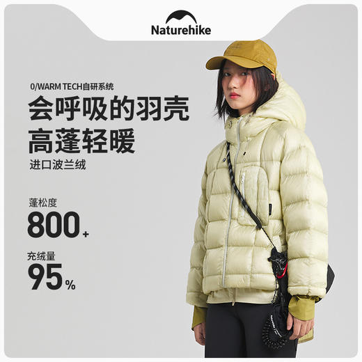 Naturehike挪客800蓬户外轻薄三防羽绒服男款进口鹅绒羽绒外套女 商品图1