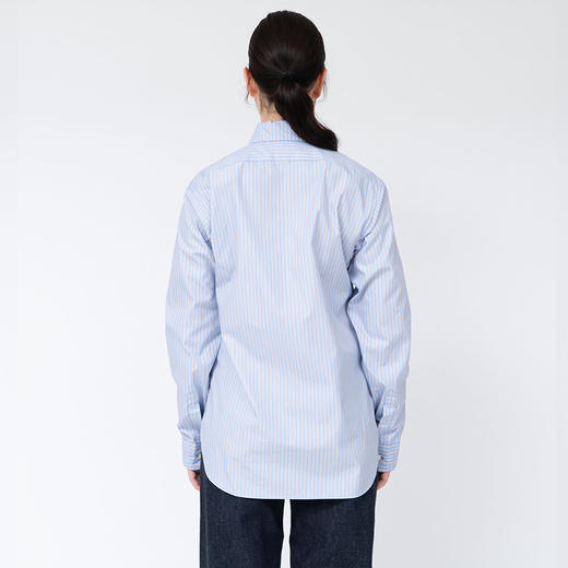 nanamica Classic Fit Shirt 女装经典条纹长袖衬衫 商品图2