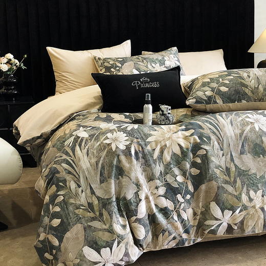 顶柔全棉磨毛印花四件套 -TJ1563 商品图5