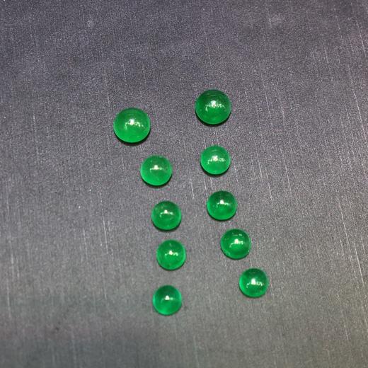 超美素面正圆形耳坠3.75ct 商品图4