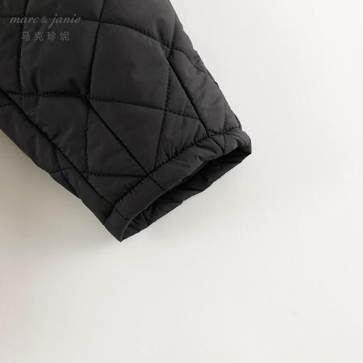 【校服神器】马克珍妮男女童复古菱格夹棉棉裤儿童裤子冬装241393 商品图4