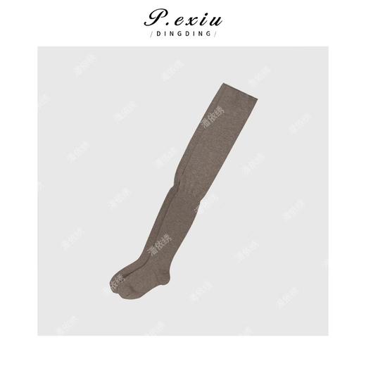 PanYiXiu/潘依绣 纯色简约风百搭过膝袜堆堆长筒袜 CF2920 商品图2