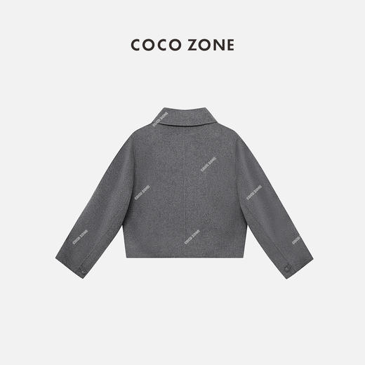 COCO ZONE 2024高级感气质小翻领插肩袖纯色休闲外套24C10196 商品图1