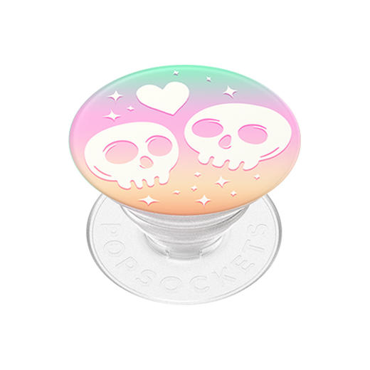 【魔女奇妙夜】幻想骷髅 POPGRIP泡泡骚手机粘贴式支架 Graphic平面系列 粉色 万圣节 商品图0