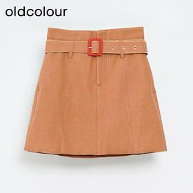 oldcolour秋冬款复古高腰百搭短款半身裙女L42061267