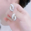 JU-DC0021时尚个性几何气质百搭耳环女2024新款小众设计感优雅耳扣耳钉耳饰 商品缩略图0