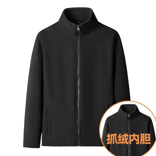 【三合一冲锋衣】【新款DK】大依优型大码三合一户外衣两件套外套可脱卸帽冲锋衣男宽松加肥加大码上衣夹克户外 商品图2