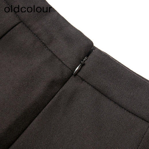 oldcolour黑色春秋款气质减龄小个子设计感短裙女DN33061524 商品图3