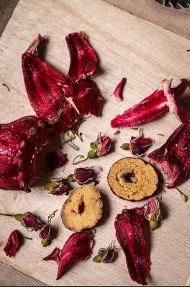 生态洛神花玫瑰茶26g（8小包）*2袋 商品图2