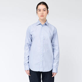 nanamica Classic Fit Shirt 女装经典条纹长袖衬衫