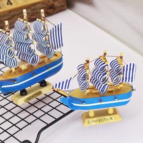 帆船装饰摆件 毕业季主题装饰摆件 大号小号帆船摆件