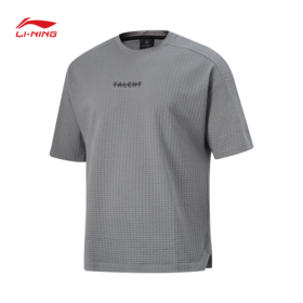李宁韦德系列男子冰感舒适宽松短袖T恤ATSU349