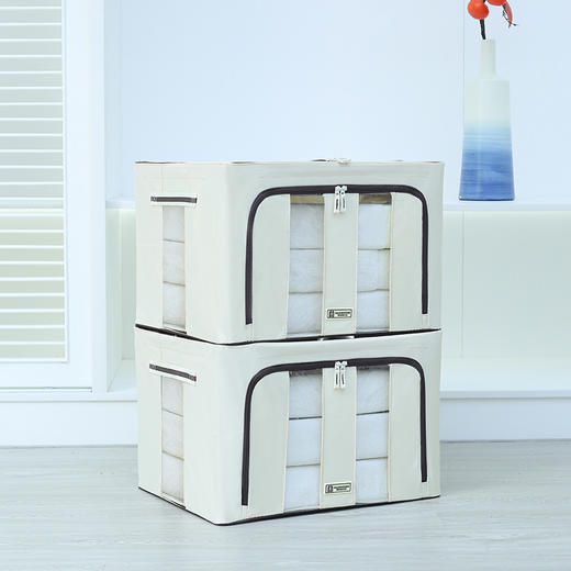 牛津布衣服收纳整理箱  布艺家用折叠收纳筐衣柜换季盒子2.55 商品图1