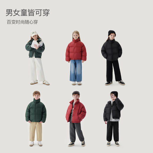 【三防】马克珍妮男女童美式校园加厚保暖羽绒服儿童冬款240913 商品图2