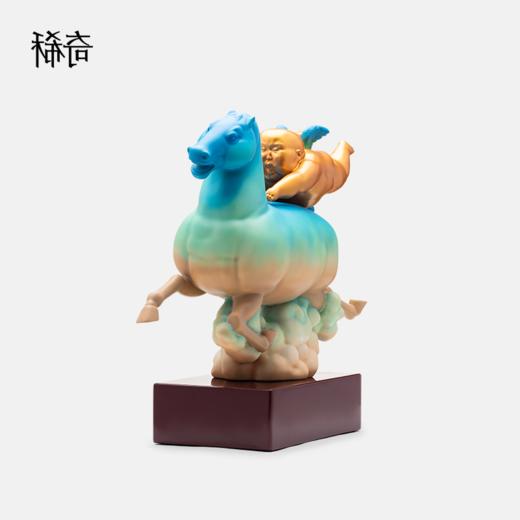 稀奇艺术瞿广慈《马化腾-千里江山》设计师版现代中式生肖摆件 商品图2