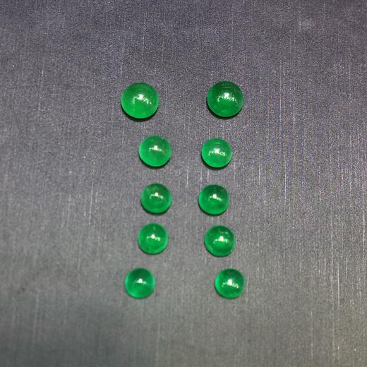 超美素面正圆形耳坠3.75ct 商品图6
