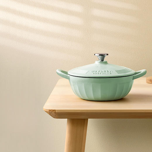 北鼎（Buydeem）24CM珐琅锅铸铁锅 黄色【HSZB10.0】 商品图1