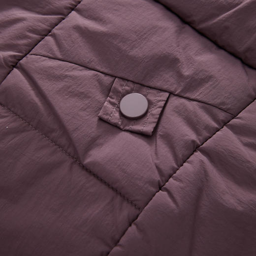 设计感飘带防风立领可拆帽女秋冬加厚保暖面包服外套V0043420 商品图5