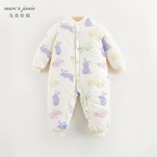 【杜邦棉】马克珍妮男女童夹棉保暖连体衣2024年冬装新款241619 商品图1