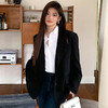 西遇复古经典西装外套女秋季新款经典时髦显瘦气质翻领外套SS141041 商品缩略图3