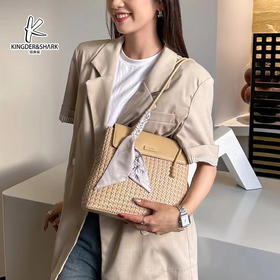 经典鲨2024年秋季新款气质时尚编织手提包单肩包KGB53-D3826711