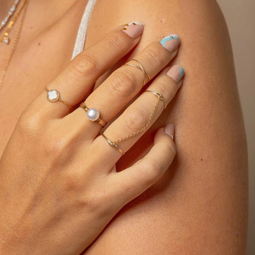北京仓｜YAY-bague essentiel jumelle-连指戒指［法国设计师］ 商品图3