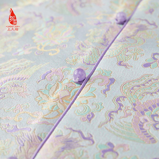 SAINTJOY/上久楷女式宋锦马甲  龙凤穿莲纹锦 CY1044207007 商品图6