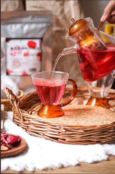 生态洛神花玫瑰茶26g（8小包）*2袋 商品图4