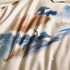 【7楼】富安娜国绣独幅床单四件\国色系列·夕照雾海，单被加大，黄 商品缩略图5