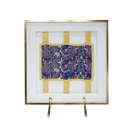 五星出东方利中国 蜀锦画框 商品图0