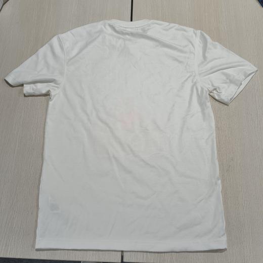 瑕疵Lacoste/法国鳄鱼 男女同款纯棉印花宽松休闲圆领短袖T恤TH1533 商品图4