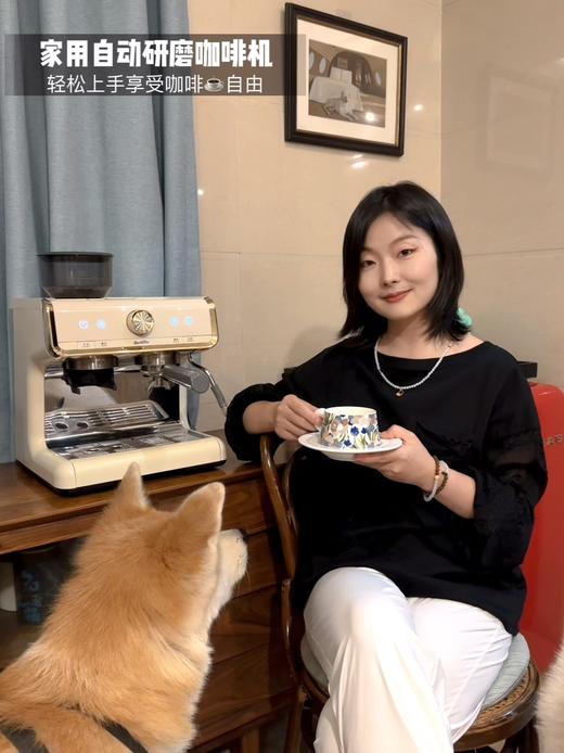 花痴自留家居好物——家用、商用小型自动研磨一体咖啡机！足不出户实现咖啡☕️自由~操作方便，享受咖啡制作仪式感~和家人一起度过温馨惬意的咖啡时光！ 商品图0