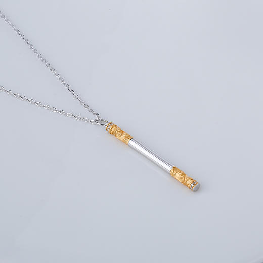 【宏艺珠宝】金箍棒·银s925链坠 商品图1