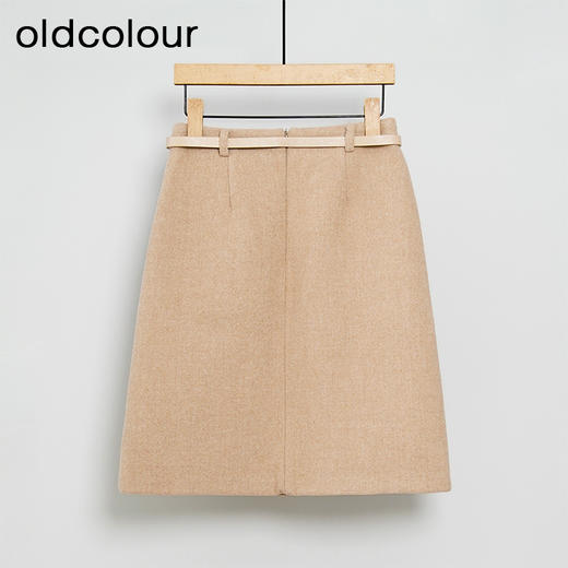 oldcolour秋冬款高腰显瘦百搭小香风气质通勤短款半身裙女DM41061934 商品图1