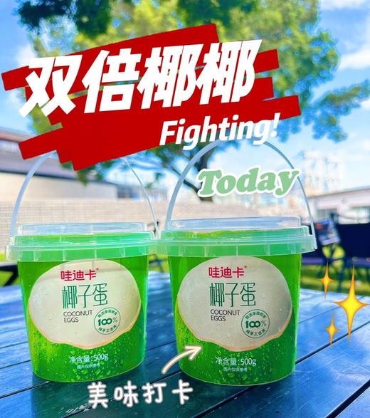 爆款椰子蛋！🥥双份快乐【泰国香水椰】好吃到没朋友！爽醇厚，嫩滑Q弹，甘甜绵润，奶香浓郁，🥰速速来抢购～ 商品图0