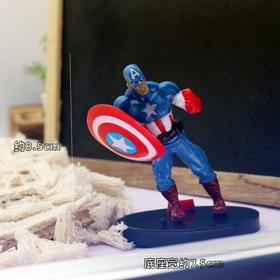 摆件 美国队长 卡通装饰摆件 六一装饰摆件 1个装