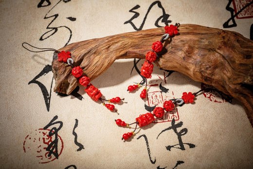 朱砂三合手机链 商品图11