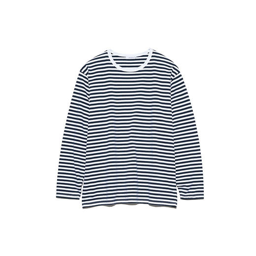 nanamica COOLMAX Stripe L/S Tee男女中性款透气干爽条纹长袖T恤 商品图3