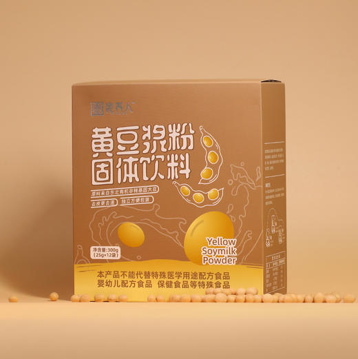 自营-黄豆浆粉固体饮料300g，25g×12/袋 商品图1
