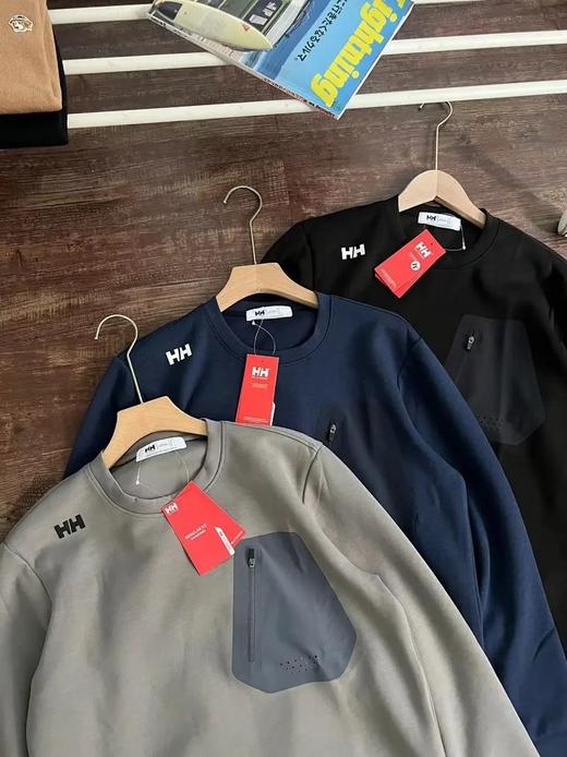 HH秋季科技空气层压胶工艺户外运动卫衣 商品图1