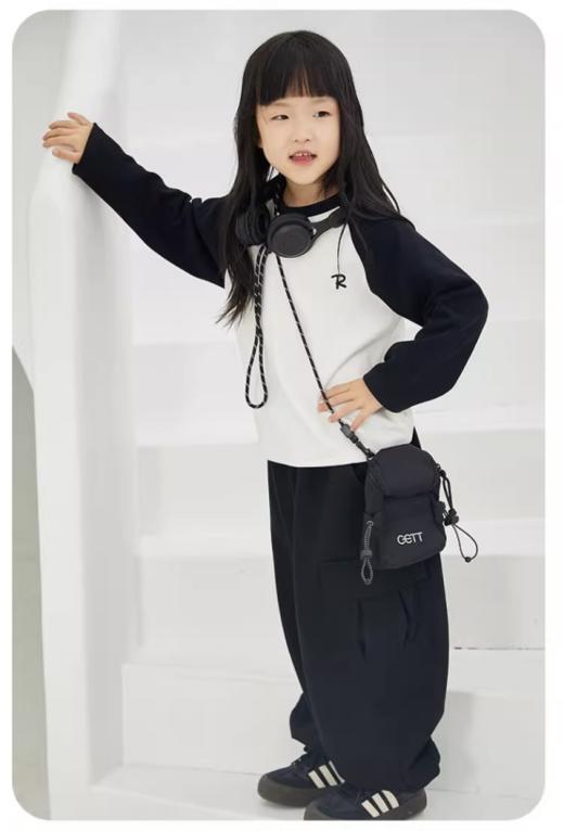 ✨✨RUNRUNGO【飞松】插肩袖韩版打底衫：🔥新配色+撞色插肩袖设计，🔥好穿颜值超高，😜全部自然亲和无感水印设计， 好看又好穿 商品图2