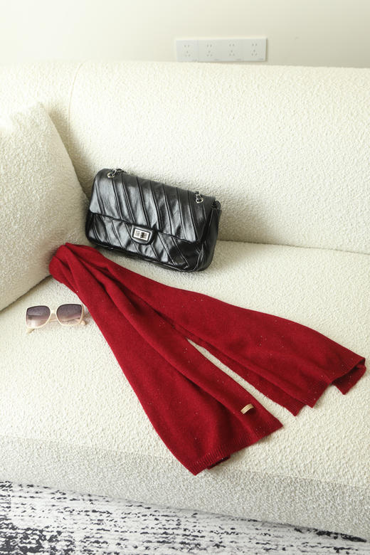 【全羊绒羊毛单品】【秋品】超柔软！柔软100%羊绒围巾、针织帽、披肩、围脖保暖百搭时尚通勤 商品图4