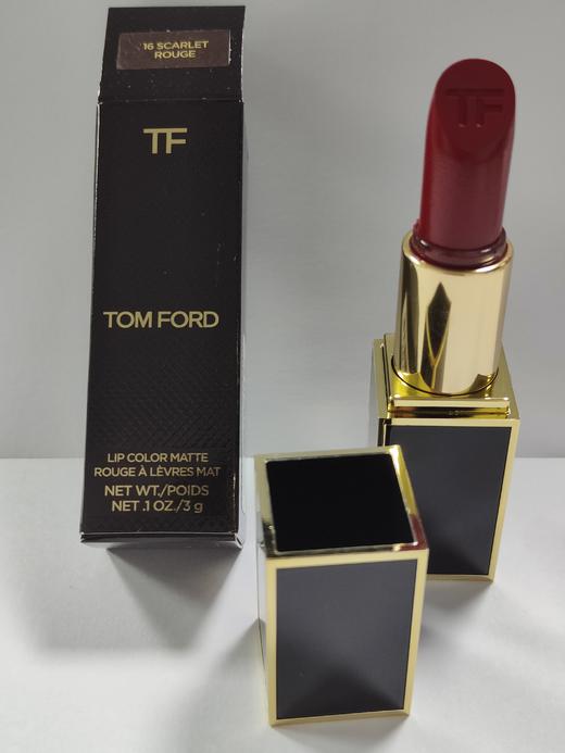 【特价清仓】美国Tom Ford/TF汤姆福德黑管口红#16哑光（口红膏体上被刮蹭到，有瑕疵，请谨慎下单） 商品图1