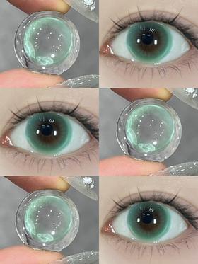 pfgirlcon月抛美瞳 翡翠冰湖 14.2mm