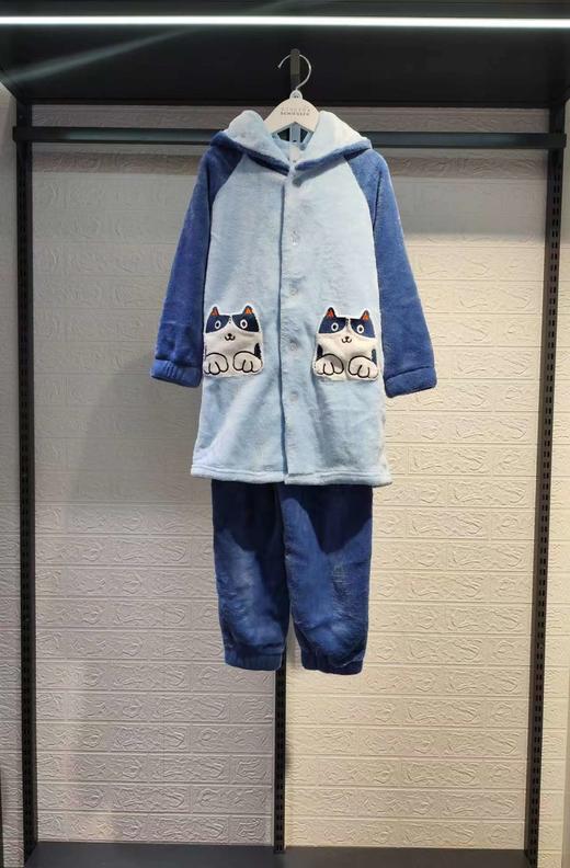 【法兰绒】SCHIESSER德国舒雅男童法兰绒保暖家居套装3B/20301H 商品图0