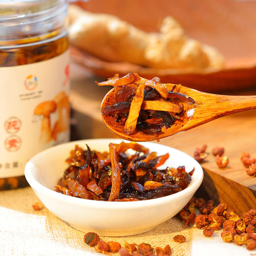 鸡枞菌香菇酱原味/麻辣拌面下饭菜即食260克/瓶 商品图10