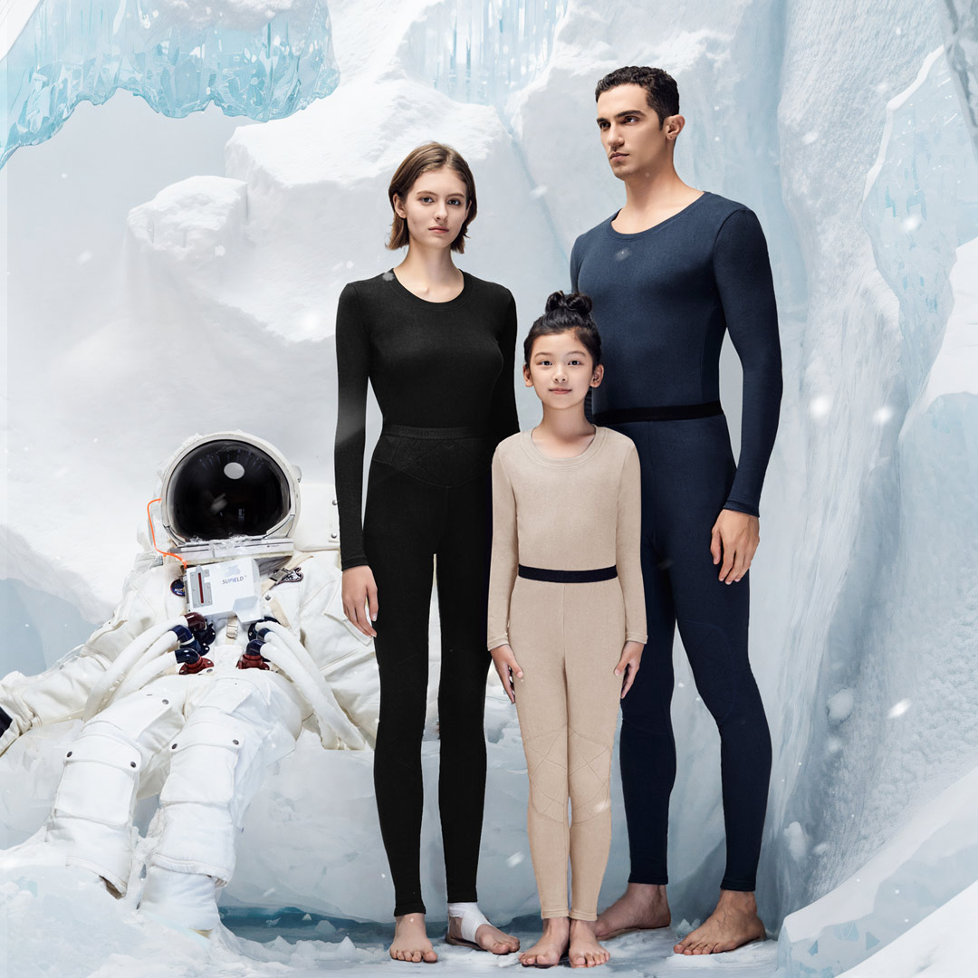 【毛爸】7系素湃Supield保暖内衣套装2024款膝盖气凝胶气凝绒双效防寒