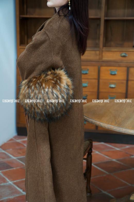 【门店同款】ENJOY冬季柔韧与共立领大衣 159496845 商品图6