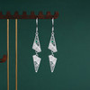 子佩集S990银【阁下天心】耳环【DSEH006】纯银花丝绿玉髓大师工坊原创作品山水倒影2509 商品缩略图5